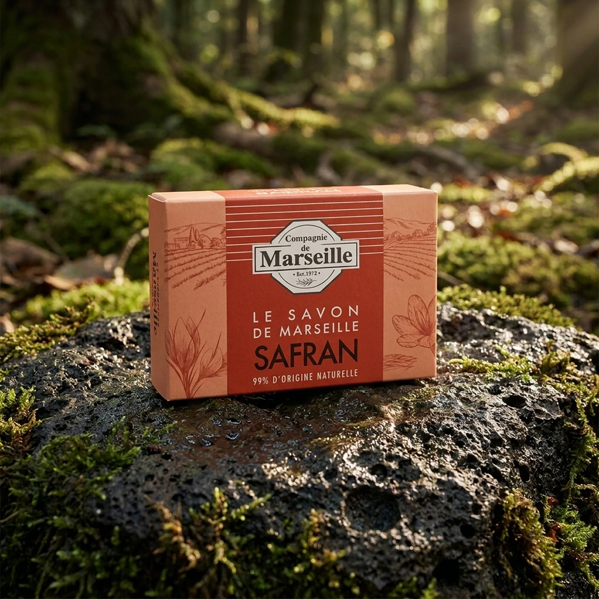 Compagnie de Marseille - Safran - Savon de Marseille 99% d'Origine Naturelle