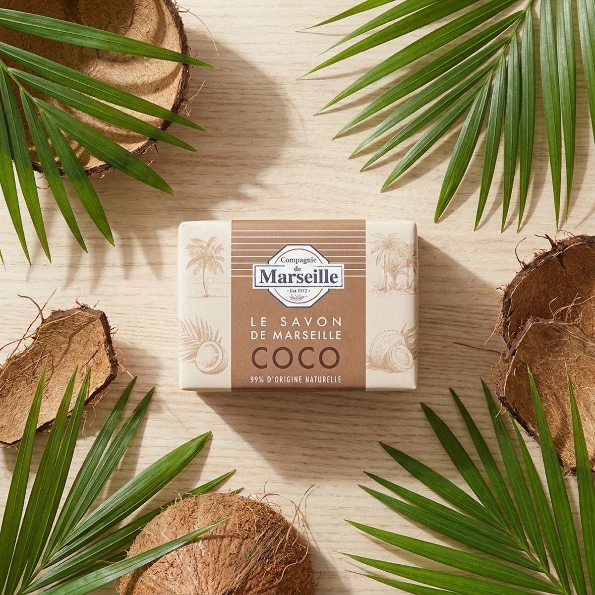 Compagnie de Marseille - Coco - Savon de Marseille 99% d'Origine Naturelle