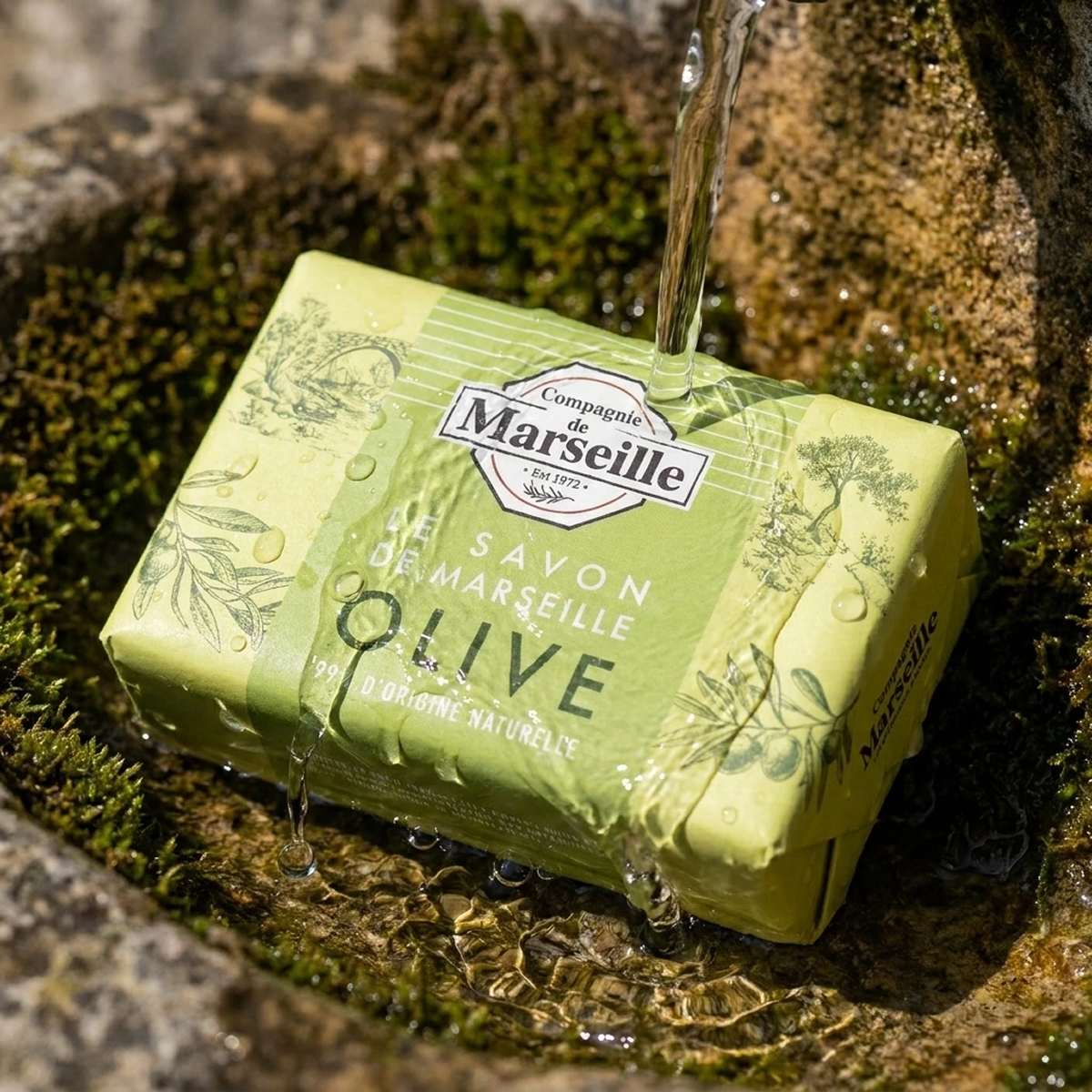 Compagnie de Marseille - Olive - Savon de Marseille 99% d'Origine Naturelle