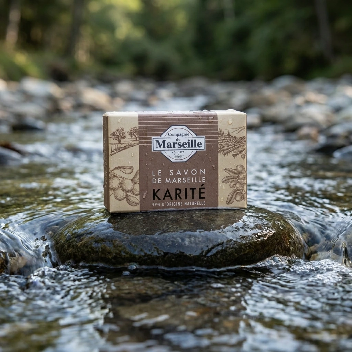 Compagnie de Marseille - Beurre de Karité - Savon de Marseille 99% d'Origine Naturelle