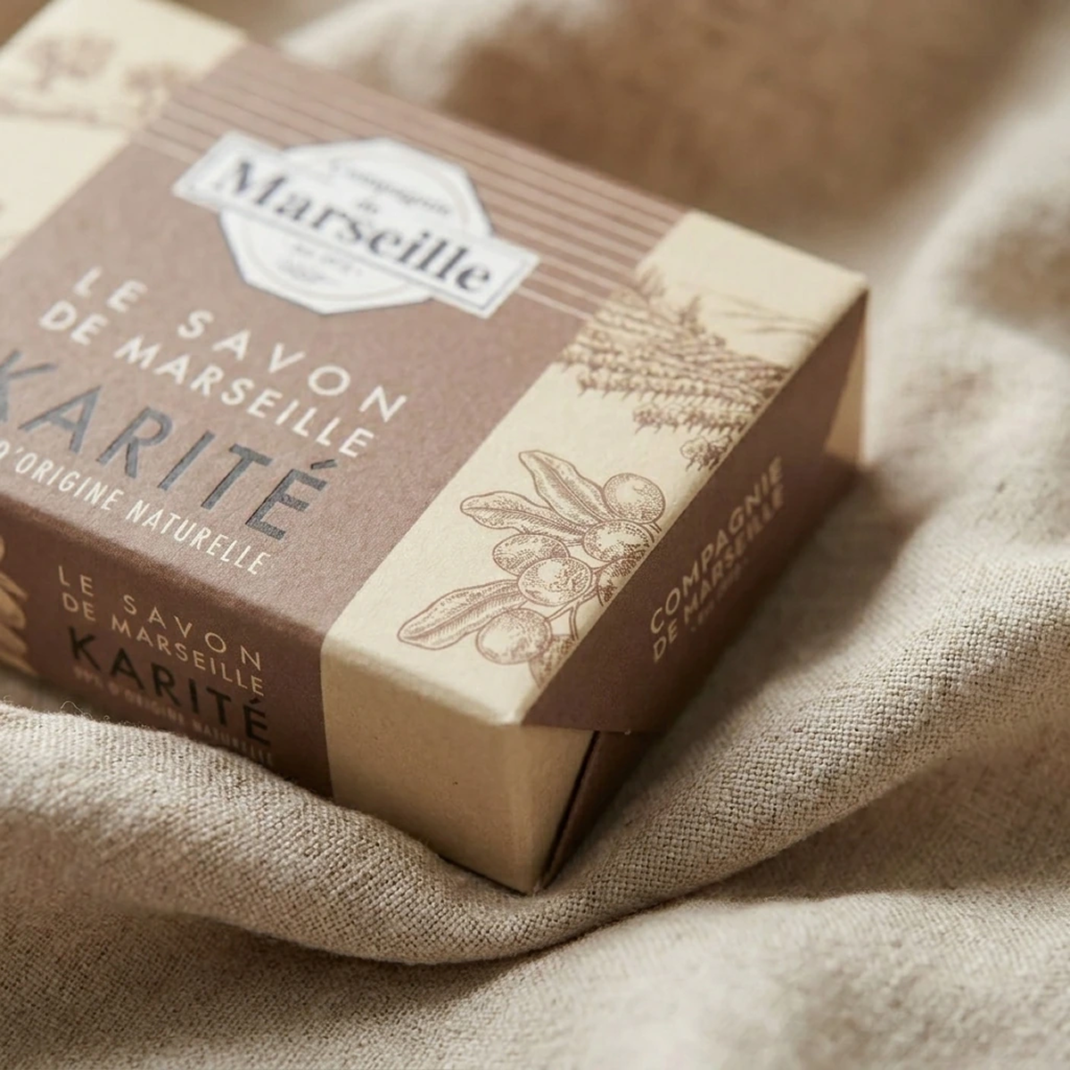 Compagnie de Marseille - Beurre de Karité - Savon de Marseille 99% d'Origine Naturelle