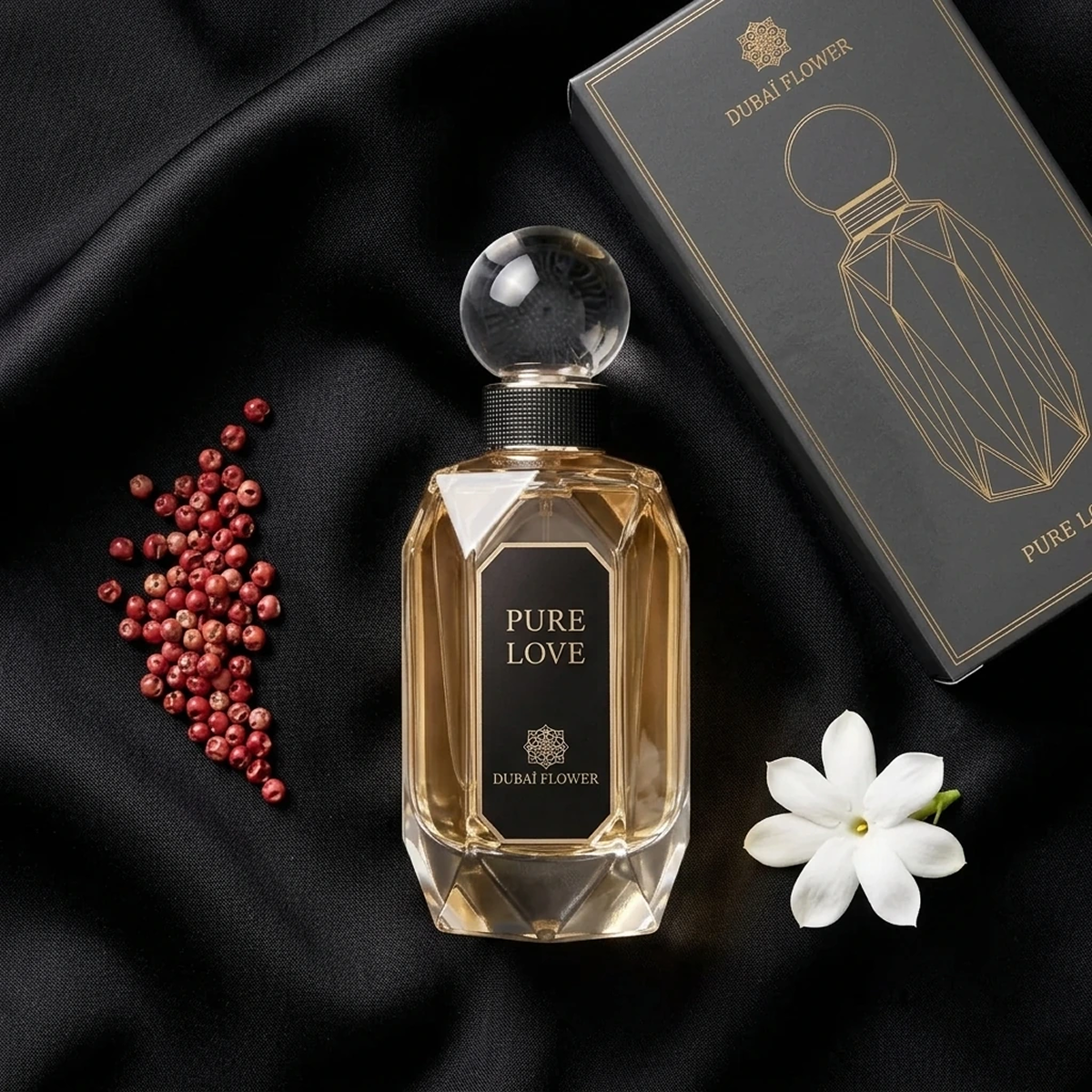 100ml Dubaï Flower - Pure Love - Extrait de Parfum Mixte Mixte