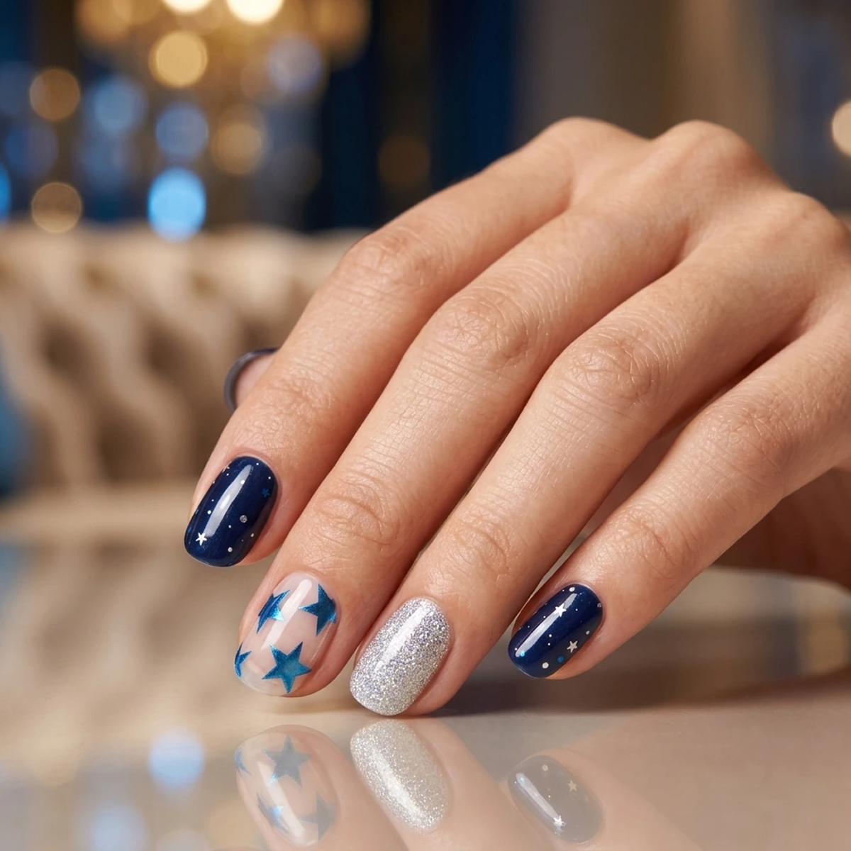 EDGE U - Starry Night - Bandes pour Ongles