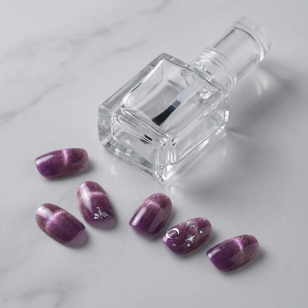 EDGE U - Purple Night Magnet - Bandes pour Ongles