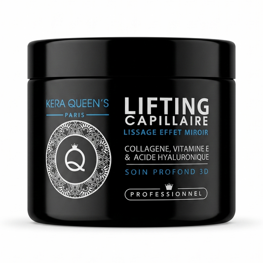 Kera Queen's  - Collagene vitamine E & acide hyaluronique - Lifting Capillaire effet mirroire Shampoing 500ml