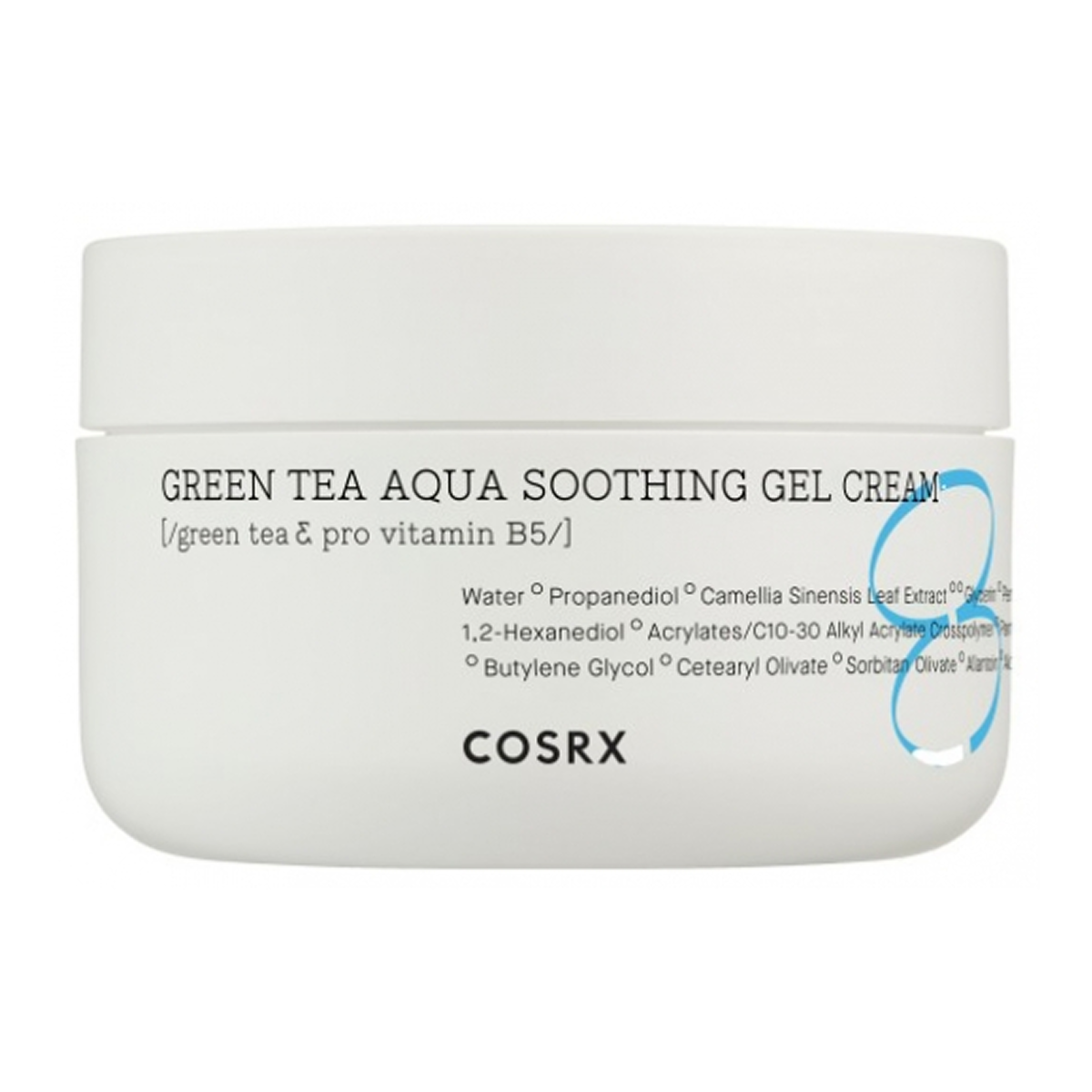 50 ml Cosrx - Thé Vert & Pro Vitamine B5 - Crème-Gel Apaisante Hydrium au Thé Vert et à L'eau