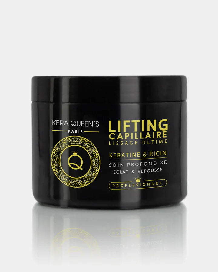 Kera Queen's - Kératine & Ricin - Lifting capillaire soing profond 3D Shampoing 500ml