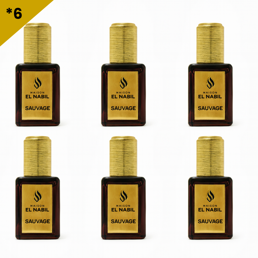 12*5ml el Nabil - Sauvage - Parfum Concentrado Sans Alcool