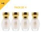 12ml * 4 Gris Montaigne - Musc Tahara Vanille Bourbon - Concentré de Parfum