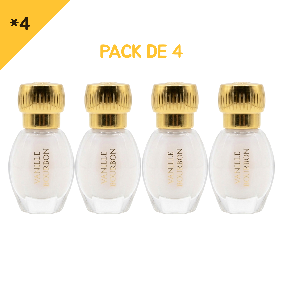 12ml * 4 Gris Montaigne - Musc Tahara Vanille Bourbon - Concentré de Parfum